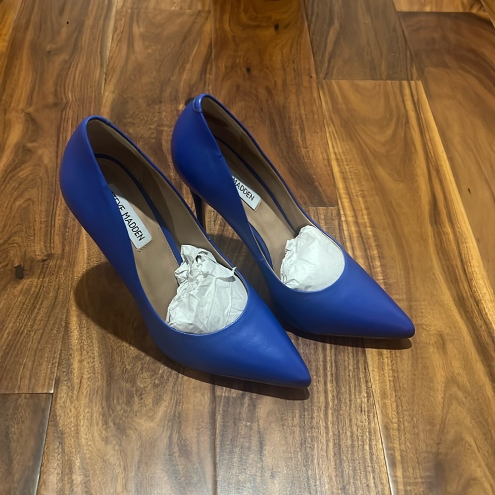 Steve Madden Daisie Blue Leath